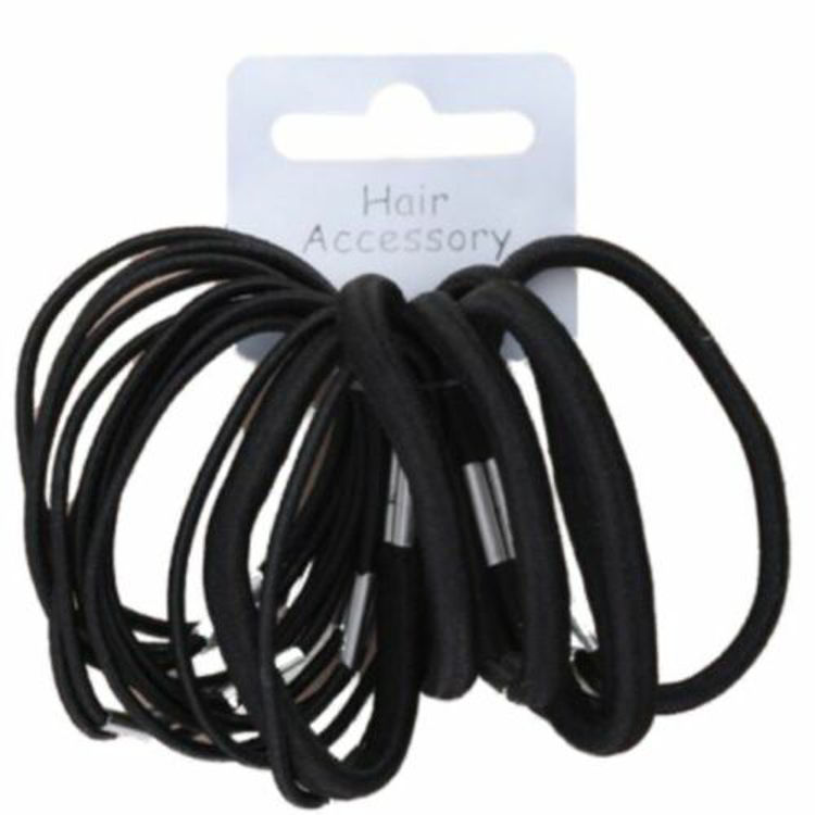 Picture of 5788-HAIR ELASTICS - MIXED NAVY HAIR ELASTICS X 18